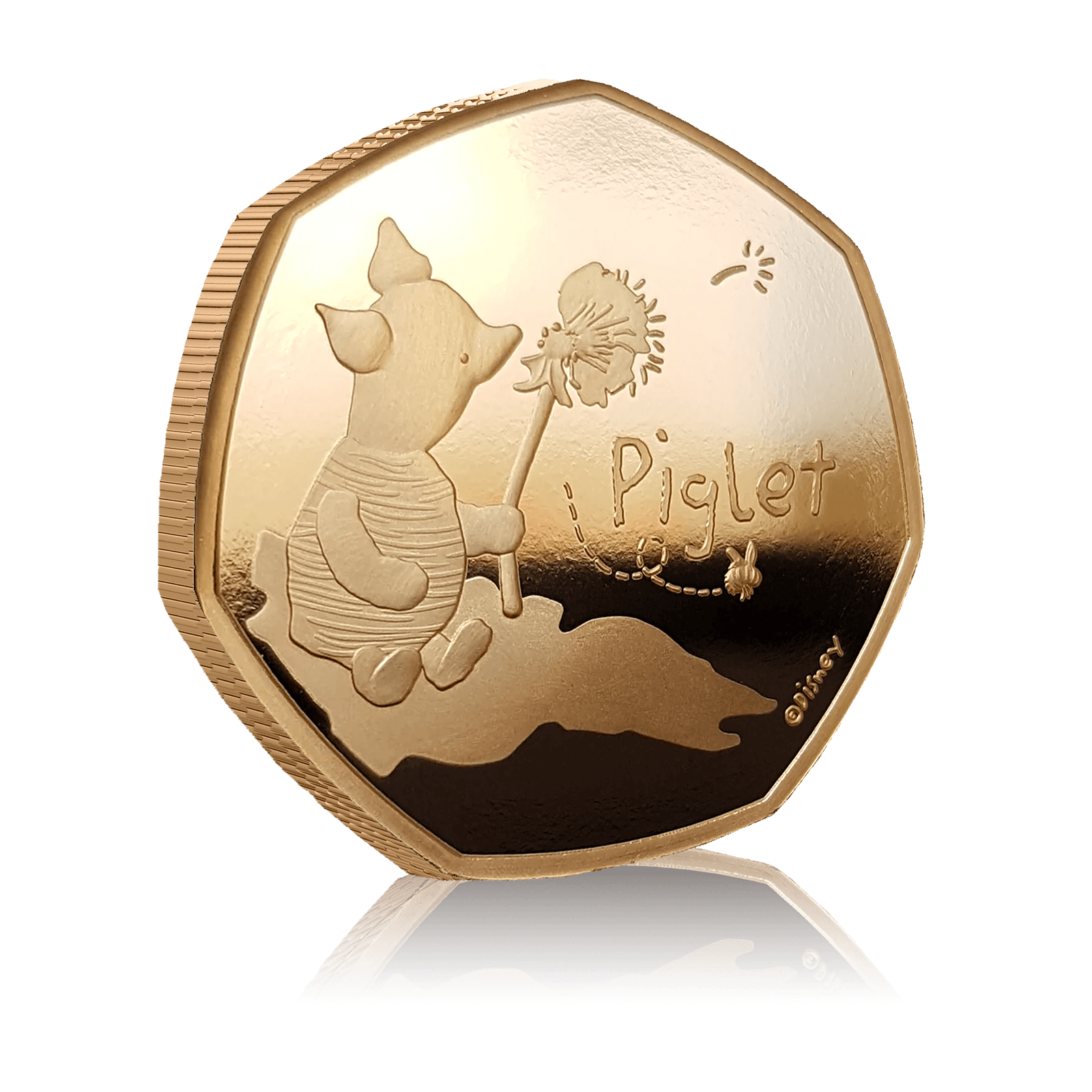 1/2oz 50p Gold Piglet Proof Boxed (2020) 5